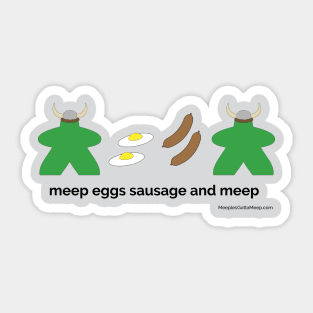 Sausage and Meep Sticker